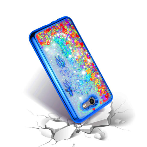 Per Samsung Galaxy J3 2017 custodia in gomma sabbia viva liquida scintillante glitter - Foto 7 di 13
