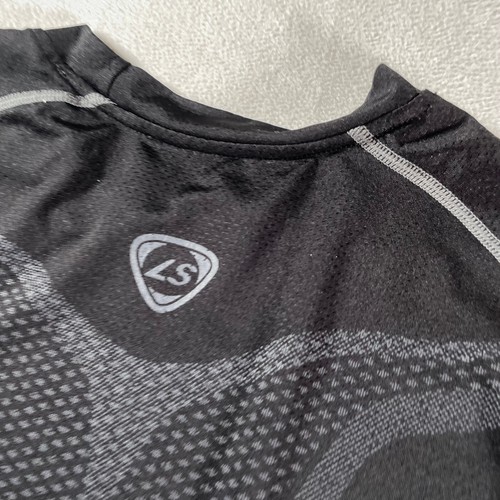 LS Compression Shirt Mens Extra Large Black Workout Warm Top Football Sports Top - Picture 11 of 13