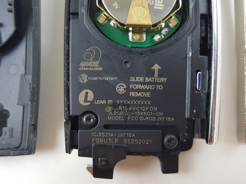 ORIGINAL LAND RANGE ROVER 18-24 OEM SMART KEY LESS ENTRY REMOTE FOB UNCUT INSERT - Picture 12 of 16