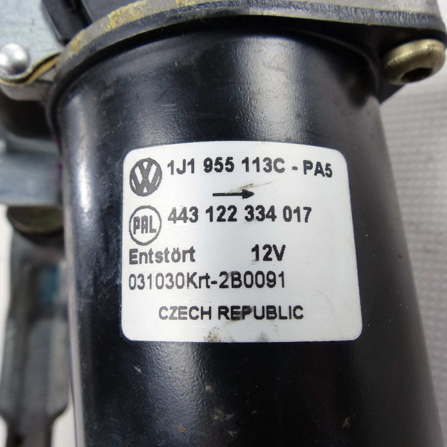 Seat Toledo León 1M Wiper Motor Front With Rod 1J1955113C 1M1955023F eBay