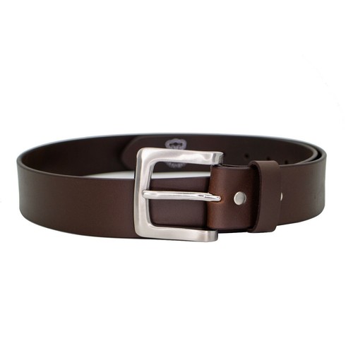 New Genuine Full Grain Leather Belt Mens Jeans Premium Quality - Plain - Picture 25 of 39