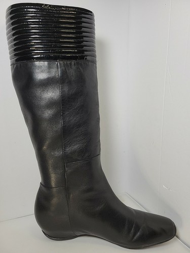 Cole Haan schwarz Leder niedriger Absatz Range Roamer Stiefel Größe 6M gebraucht, in einwandfreiem Zustand
