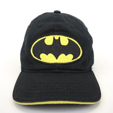 Batman Toddler Baseball Cap Hat Black Size Medium DC Comics Embroidered Adj