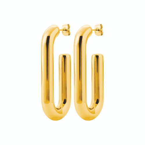 Orecchini In Acciaio Inox Argentato Con Lettera X, 8 Mm, Chiusura A Pressione