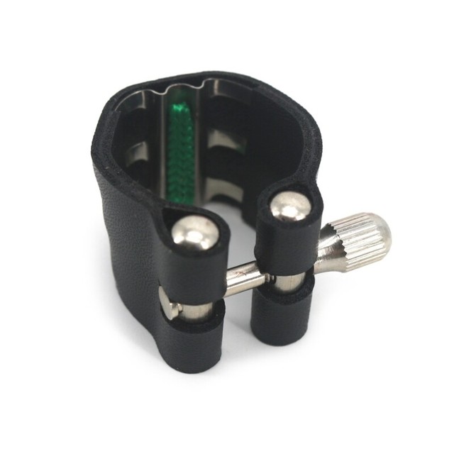 Single Screw PU Leathers Alto Saxophone Mouthpiece Ligature Clip Fastener Clip Single Screw PU Leathers Alto Saxophone Mouthpiece Ligature Clip Fastener Clip