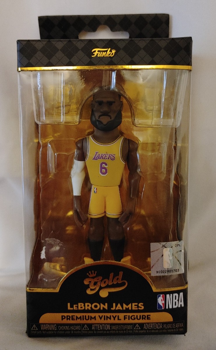 Funko Pop LEBRON JAMES Gold NBA 5inch Premium Vinyl Figure Series