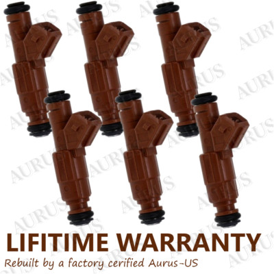 OEM Bosch 6 FUEL INJECTORS FOR 1999-2005 Volvo S80 XC90 2.8L 2.9L I6 0280155831