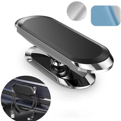 Magnetic Car Mount Holder Stand Dashboard 360° Rotating For Cell Phone Universal - Photo 6 sur 12