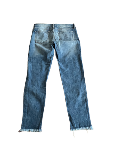Jeans donna Just nero taglia 30 lavaggio medio denim invecchiato orlo grezzo - Foto 2 di 5
