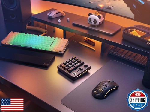 Glorious Gmmk Macro Pad - Black Mechanical Numpad - 10 Key USB Keypad - Hotsw - Bild 4 von 5