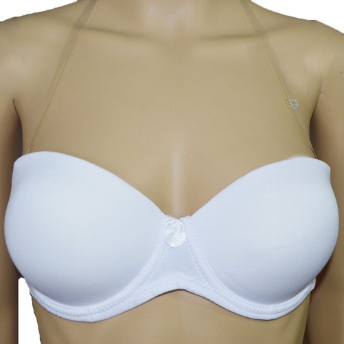 Womens Strapless Bra Invisible Push Up Bras Plunge Underwired Brassiere A B C D - Picture 31 of 33