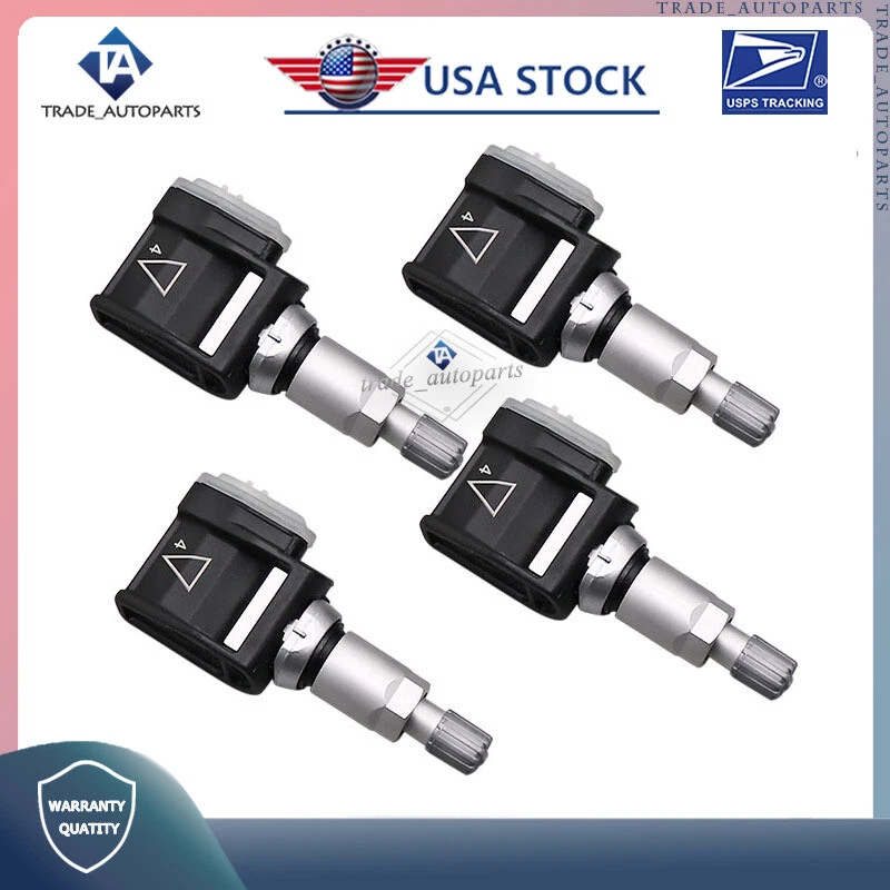 Sensor de neumáticos 13598787 TPMS 433 MHz nuevo 4 piezas para Chevrolet Camaro 2016-2019 EE. UU. Foto 2 de 4