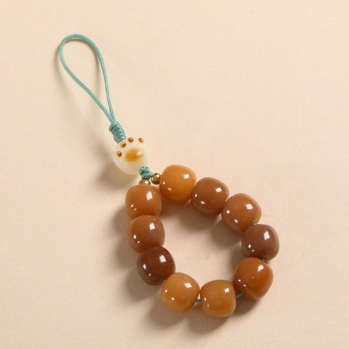 Cat Claw Bodhi Root Phone Chain Beaded Mobile Phone Lanyard Women Gift - 第 6/16 張圖片