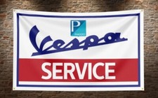 Vespa Workshop/Mancave Advertising Fan Flag/Banner