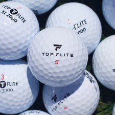 100 Top Flite Used Golf Balls Near Mint 4A / 5A Quality FREE SHIPPING
