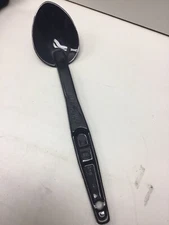 CAMBRO 13" SOLID SERVING SPOON, POLYCARBONATE, BLACK SPO13CW-110. New Old Stock