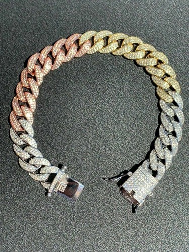 Miami Cuban Link Bracelet Real Solid 