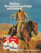 Marlboro Zigaretten - Reklame Werbeanzeige Original-Werbung 1977 (2)