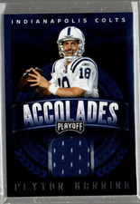 2018 Playoff Accolades Jerseys #4 Peyton Manning Jersey