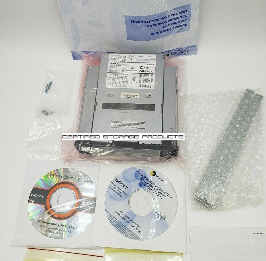 NEW SONY AITi50A/S AIT-E Int AITi50-A ATDN2A AITi50A Data Tape Drive Kit NIB  - Image 2 of 4