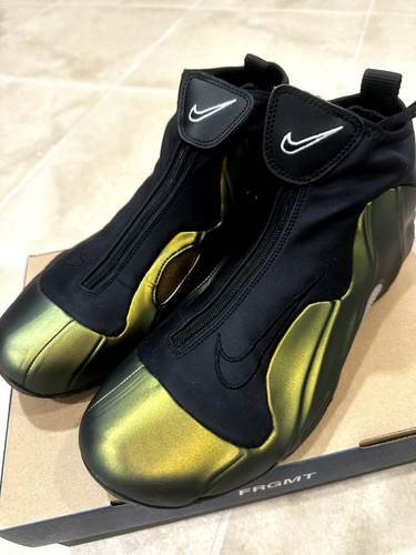 Size 9.5 - Nike Air Flightposite 2024 Metallic Gold