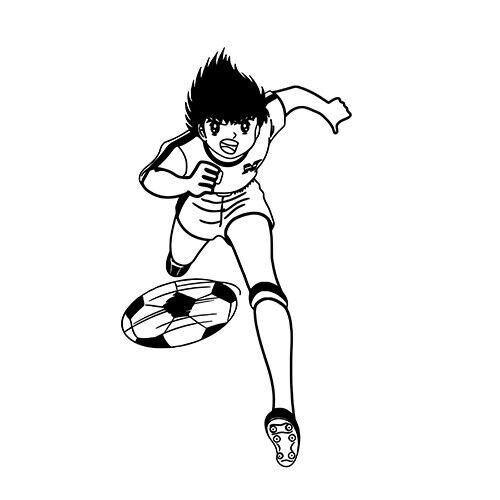 Japanese anime Captain Tsubasa Tsubasa Ozora Sticker for Home Wall