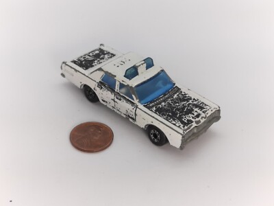 Matchbox Superfast MB55 Mercury Police Car LAPD 201 USED RARE F170