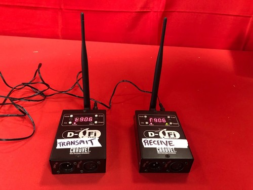 Chauvet D-Fi, 902-908mhz, DMX512 TX/RX Pair, with Power Supplies - Picture 2 of 5