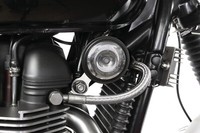 Triumph Bonneville Scrambler Thruxton Stabiler Hupenhalter Edelstahl