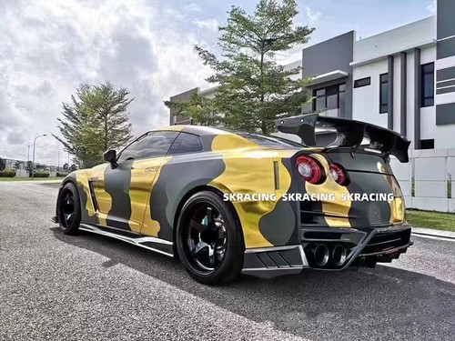For Nissan GT-R GTR R35 2009-2024 GT Style Carbon Fiber Rear Trunk Spoiler Wing - Picture 9 of 24