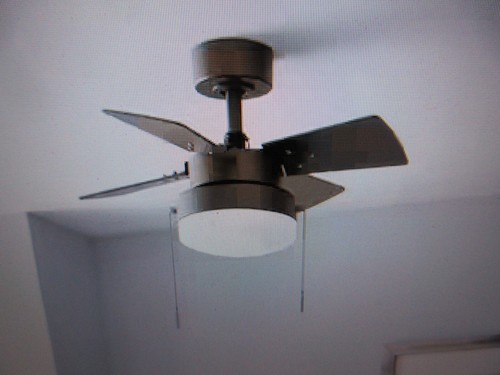 Hampton Bay Metarie II 24 in. Indoor Oil Rubbed Bronze Ceiling Fan with Light - Picture 2 of 5