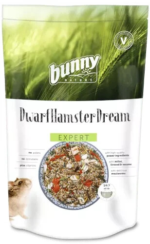 Dwarf Hamster food Bunny Nature Dwarf Hamster Dream Expert 500g ***UK SELLER - Picture 1 of 5