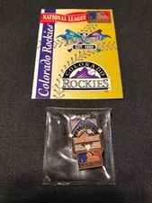 1994 Imprinted Products COLORADO ROCKIES New 125th Anniversary Pin w/Card