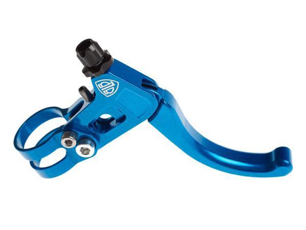 Brake lever cnc fixed right polished blu BLB bike Brake lever cnc fixed right polished blu BLB bike