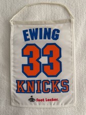 NY KNICKS PATRICK EWING BANNER SGA MSG RETIREMENT NUMBER 33 NBA BASKETBALL