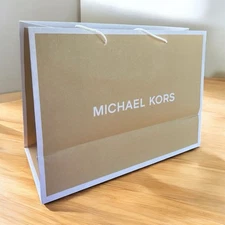 Michael Kors MK Medium Paper Shopping Gift Bag 15"×11”x6.5", New
