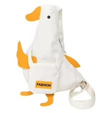 Girls Novelty Wallets,Kawaii Purse,Cute Duck Crossbody Shoulder Bag, Funny Ca...