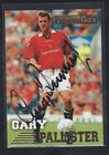 MERLIN PREMIER GOLD 1997 - GARY PALLISTER - MAN UTD -HAND SIGNED TEAM CARD