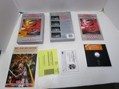 AD&D HEROES OF THE LANCE FOR COMMODORE 64 BY SSI TESTED AND WORKING L7 ️