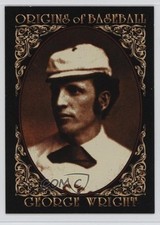 1994 American Archives Origins of Baseball George Wright #25 HOF 4m0