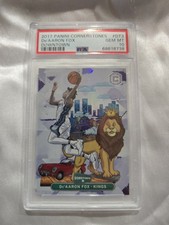 2017 Panini Cornerstones Downtown De'Aaron Fox ROOKIE #DT3 PSA 10 GEM MINT