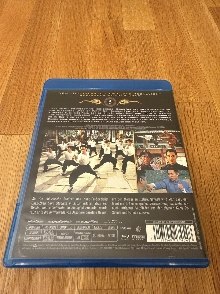 Jet Li: Fist of Legend (1994) (Blu-ray), Rarität, uncut, wie neu - Bild 2 von 2