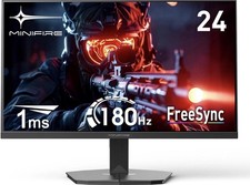 Minifire 24 Inch Gaming Monitor 180hz - FHD 1920x1080, Computer Screen 1ms