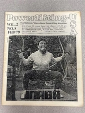 POWERLIFTING USA bodybuilding muscle magazine HIDEAKIM INABA 2-79