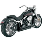 Vance & Hines 47221 Shortshots Staggered Exhaust System Black Black