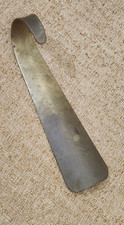 Antique Brass Shoe Horn circa 19th century engraved