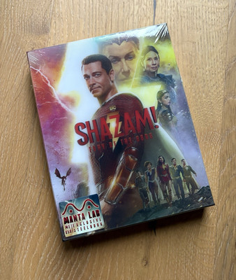 SHAZAM 2 Fury of the Gods - Manta Lab | Lenticular Fullslip Steelbook 4K ovp neu