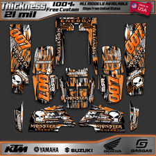 Yamaha Banshee 350 full graphics kit stickers decals atv  