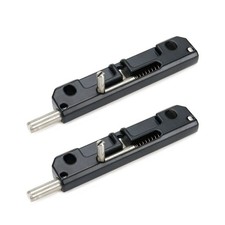 2 Pcs Spring Loaded Latch, Spring Loaded Barrel Bolt Latch Normally Locked Fl...