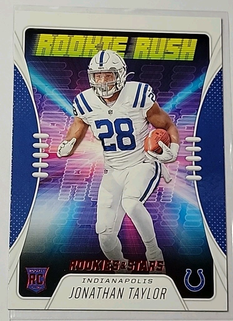 Jonathan Taylor 2020 Panini Rookies & Stars Rookie Rush #RR15 Indianapolis Colts